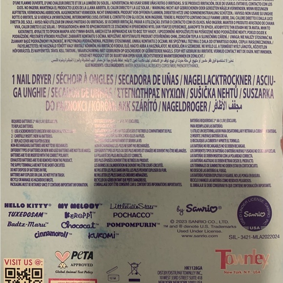 Hello Kitty and Friends Nail kit with Nail dryer - Picture 7 of 9